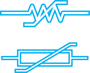 simbolo sobrevoltaje